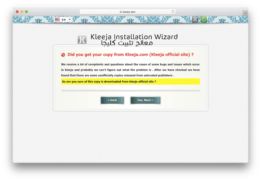 Information about Kleeja