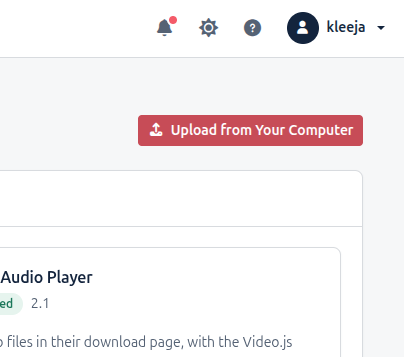 Uploading a plugin from the Admin Panel